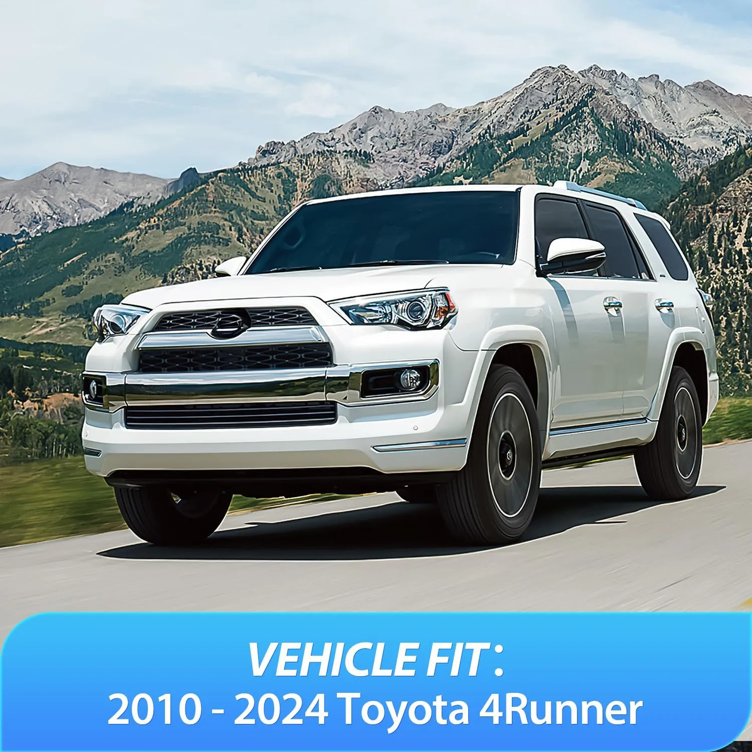 2010-2024 Toyota 4Runner Rain Guards Acrylic 4Pcs
