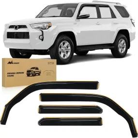 2010-2024 Toyota 4Runner Rain Guards Acrylic 4Pcs