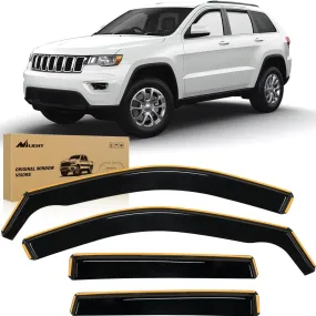 2011-2020 Jeep Grand Cherokee Rain Guards Acrylic 4Pcs