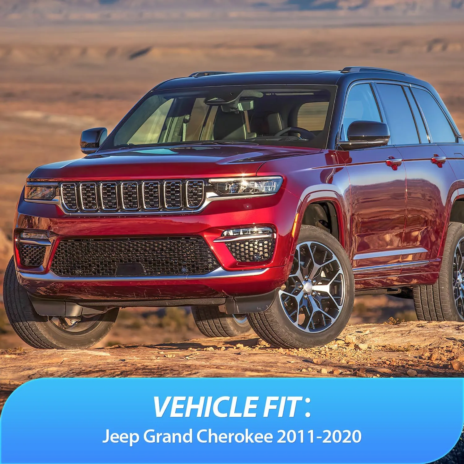 2011-2020 Jeep Grand Cherokee Rain Guards Acrylic 4Pcs