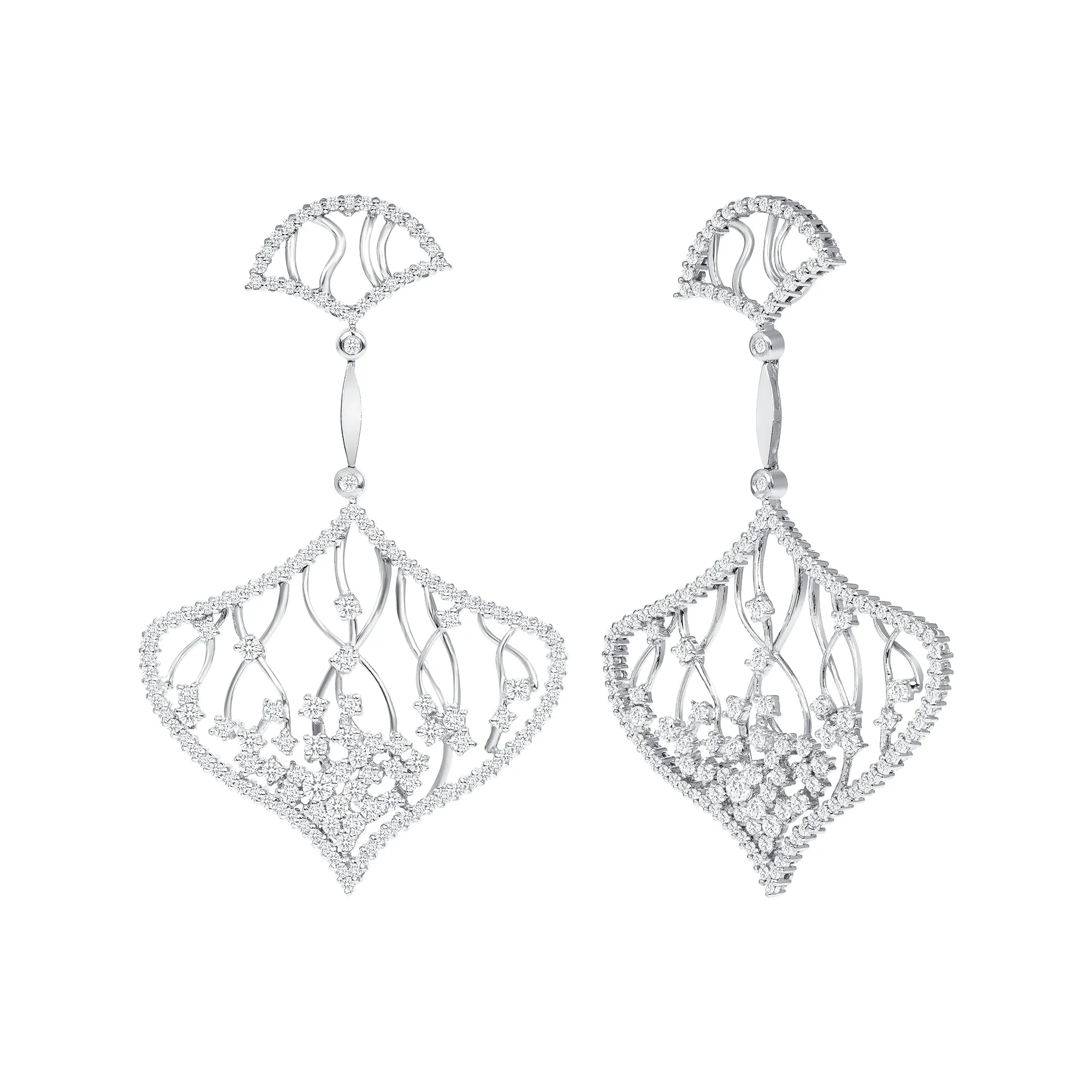 5.26CT Dangle Earrings