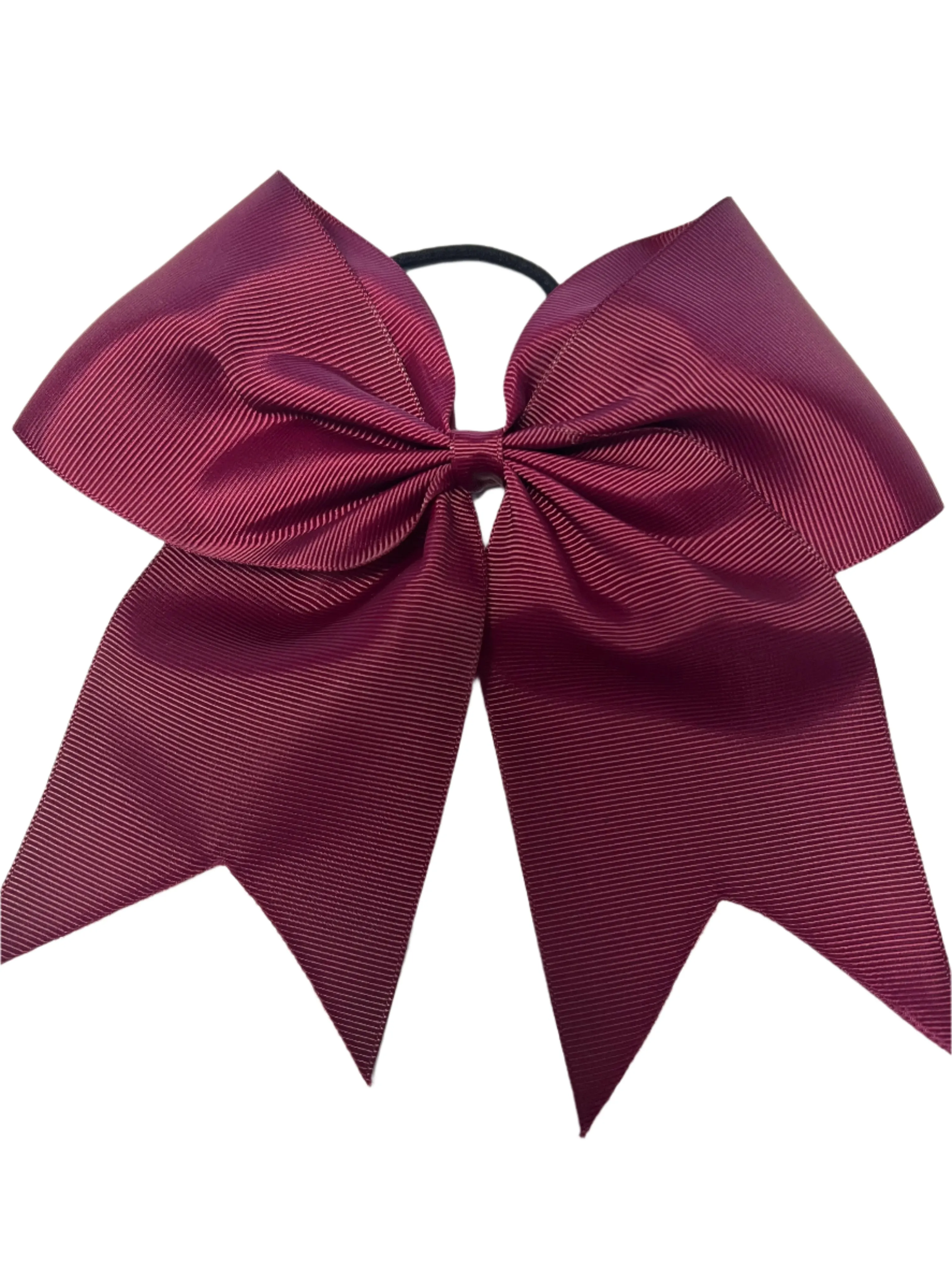 6" Solid Hair Bow with Tails
