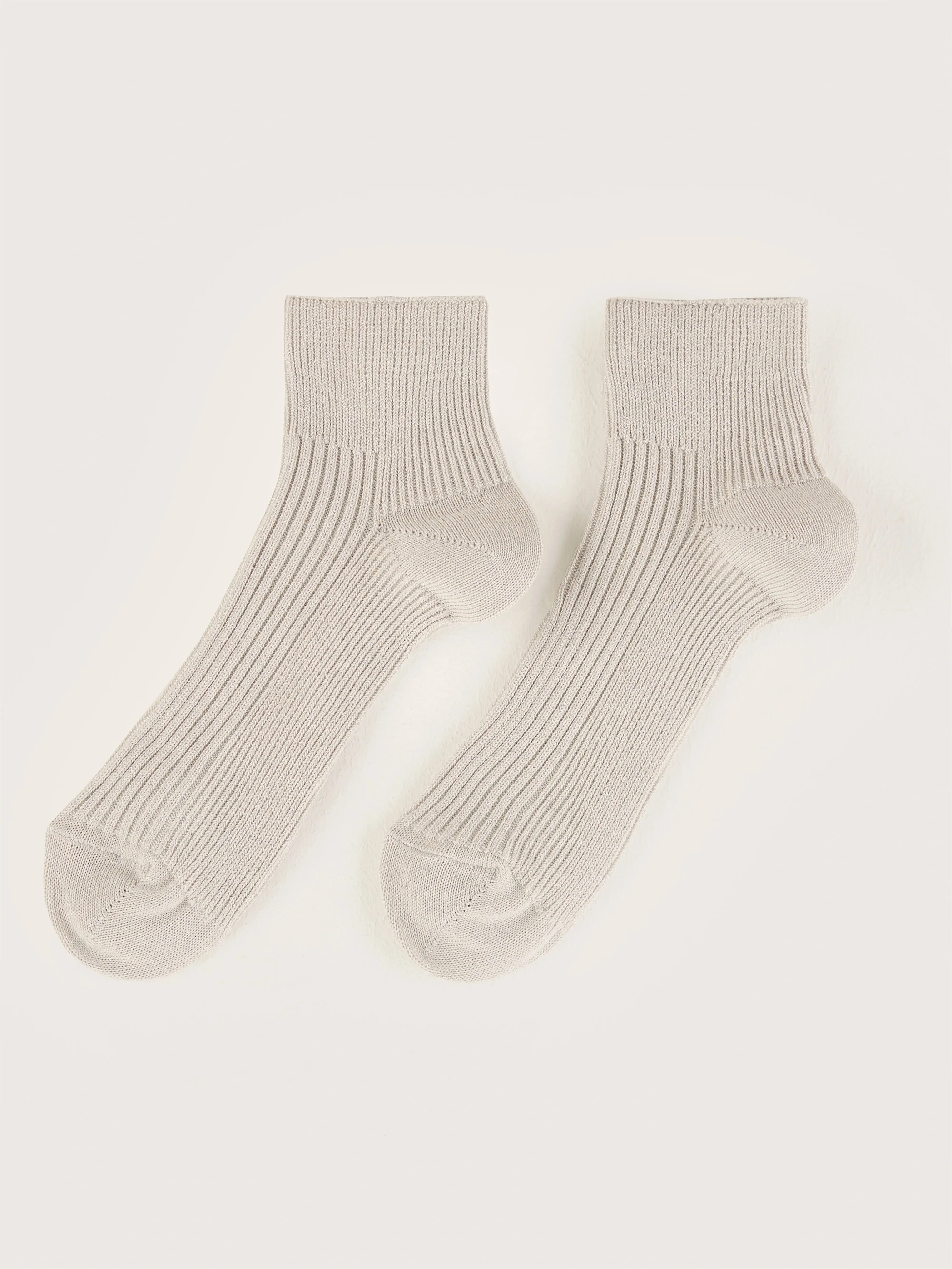 Bapis short socks (242 / W / OYSTER)