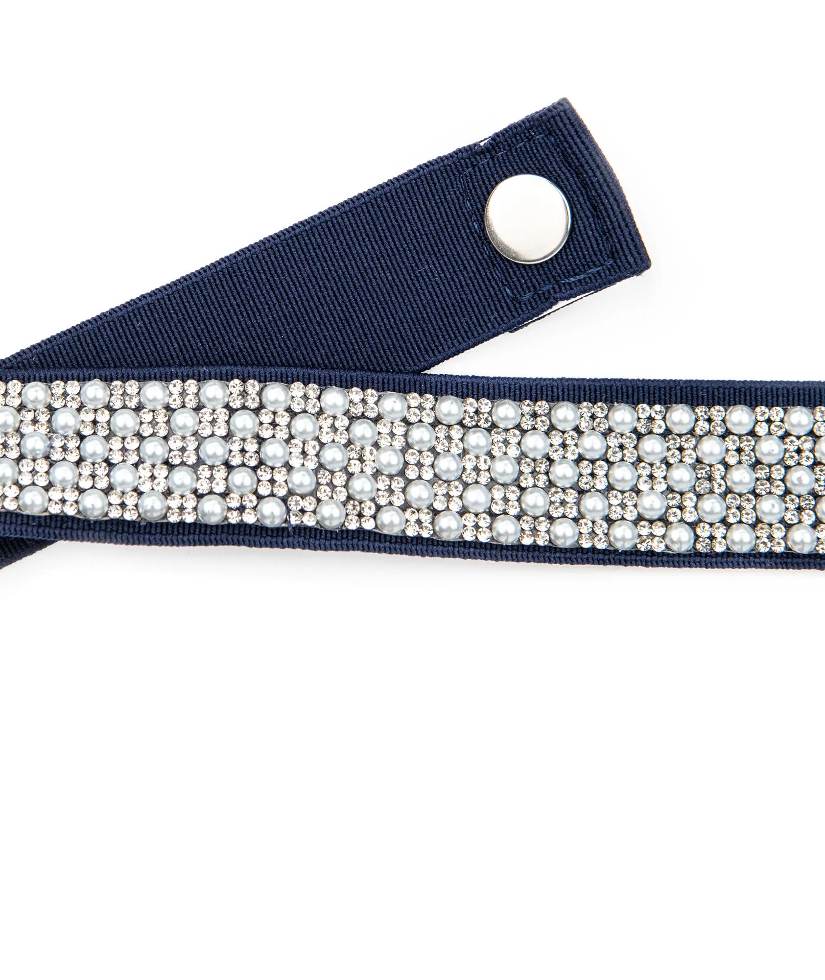 By Debra Girls Mini Pearl Elastic Belt