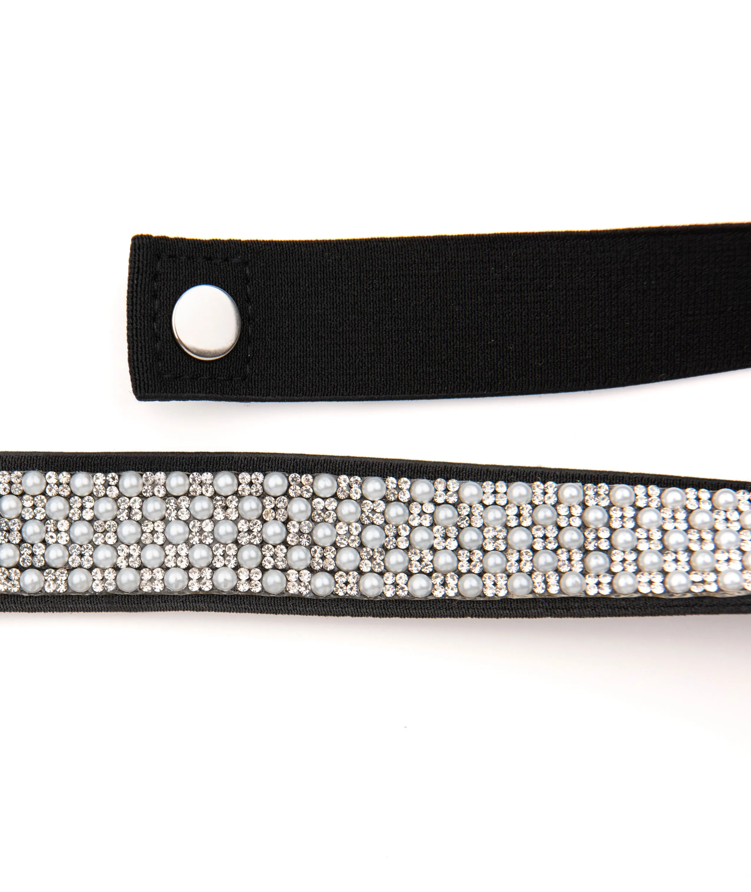 By Debra Girls Mini Pearl Elastic Belt
