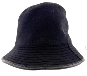 Dolce & Gabbana Charcoal Wool Blend Bucket Stitched Rim-Adult M