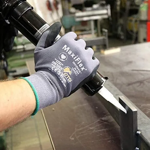 MaxiFlex 34-874 Ultimate Seamless Nitrile Grip Work Gloves