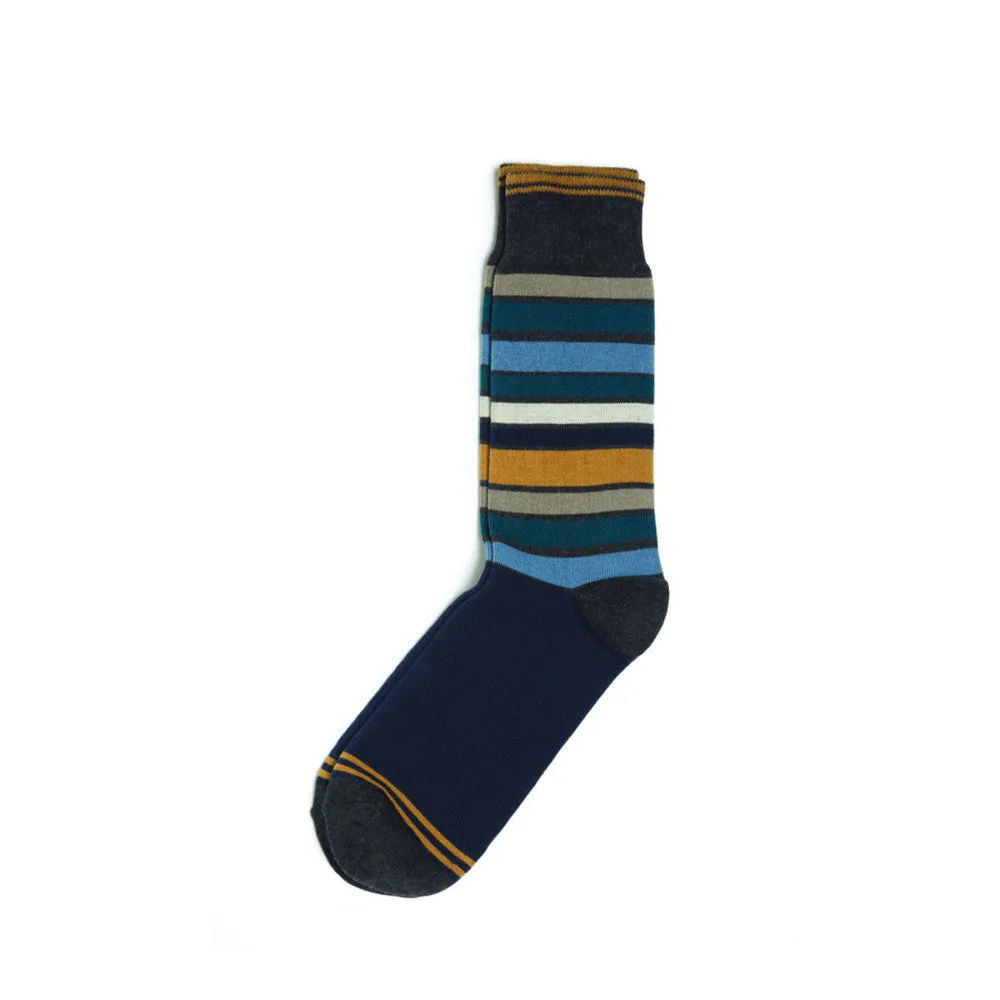 San Francisco Blue Stripe Socks