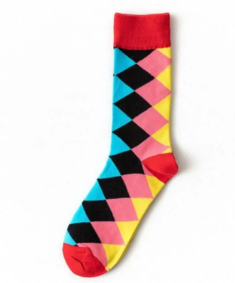 SF622 Colorful Diamonds Socks