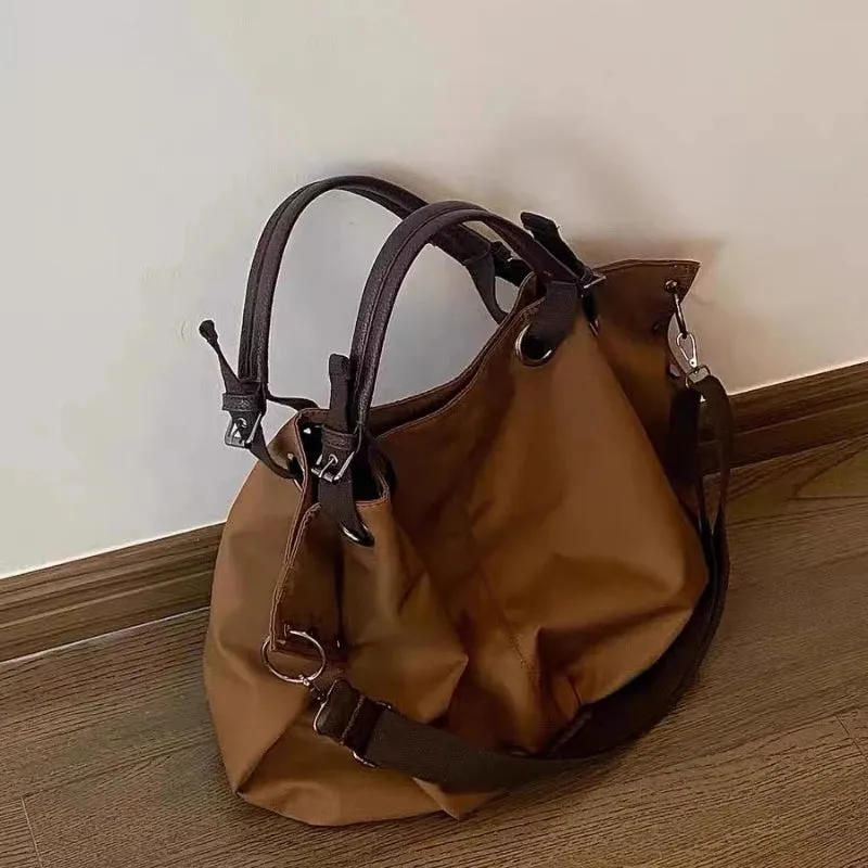 UAKISS  -  Japanese Casual Solid Vintage Shoulder Bag Women Trendy Y2k Fashion Purses and Handbags Streetwear Casual Travel  Crossbody Bags
